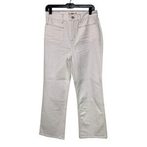 New AE77 Womens Size 27 White 100% Organic & Recycled Cotton Denim Jeans